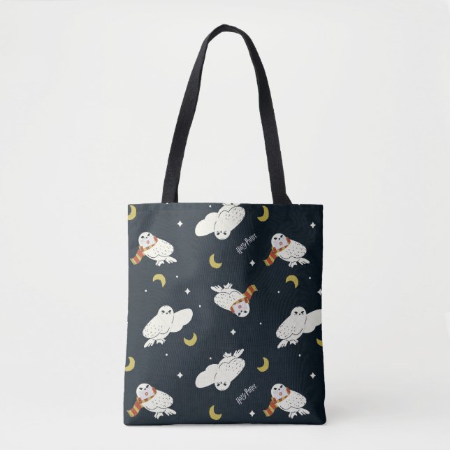 Tote Bag Hedwig Motif Clair de Lune Nocturne (Devant)