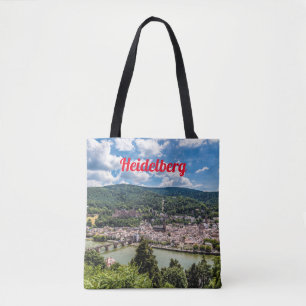 Tote Bag Heidelberg Neckar Panorama Allemagne