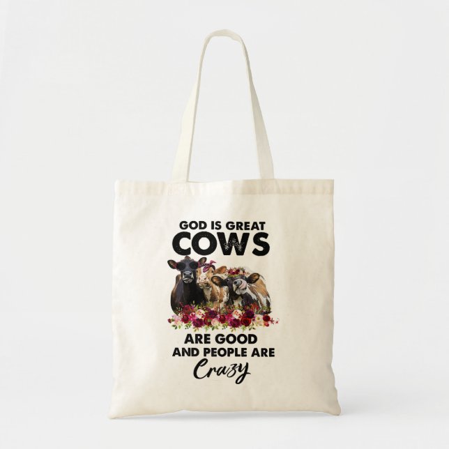Tote Bag Heifer Gang Dieu Est De Grandes Vaches Sont Bonnes (Devant)