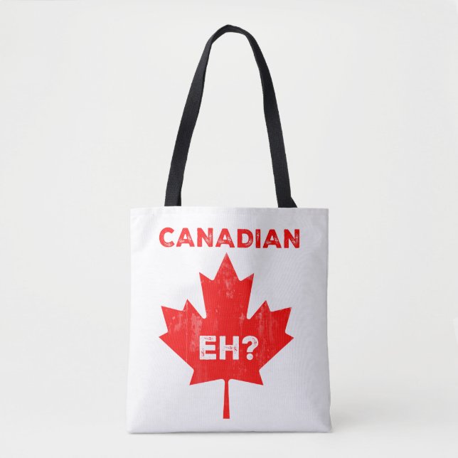 Tote Bag Hein canadien ? Feuille d'érable (Devant)