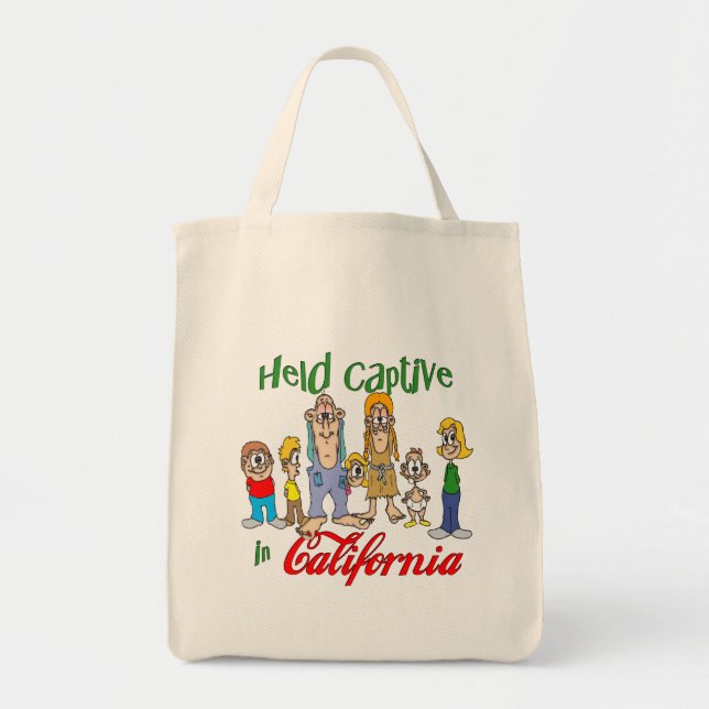 Tote Bag Held Captive en Californie (Devant)