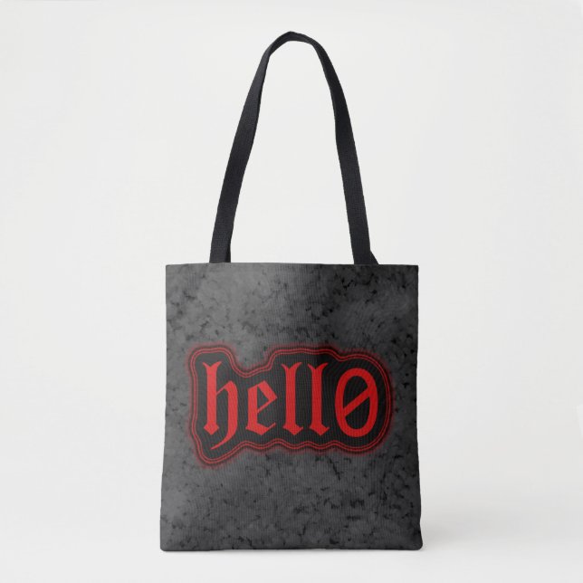 Tote Bag hell0 Fourre-tout (Devant)
