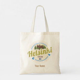 Tote Bag Helsinki capitale de l'orignal Finlande souvenir v