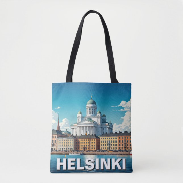 Tote Bag Helsinki Finlande Voyages (Devant)