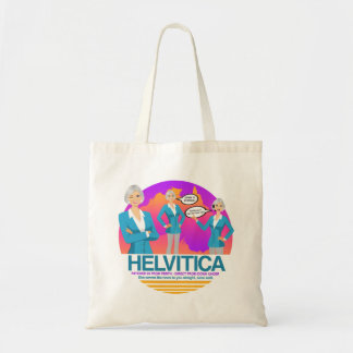 Tote Bag "HELVITICA" (écrit comme prononcé) PAR LA COLLINE