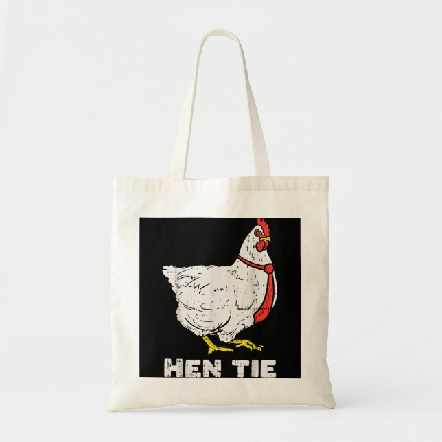 Tote Bag Hen Cravate drôle japonais Anime Pun Manga Joke Ot (Devant)