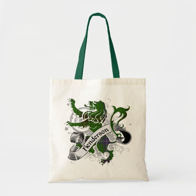 Tote Bag Henderson Tartan Lion (Devant)