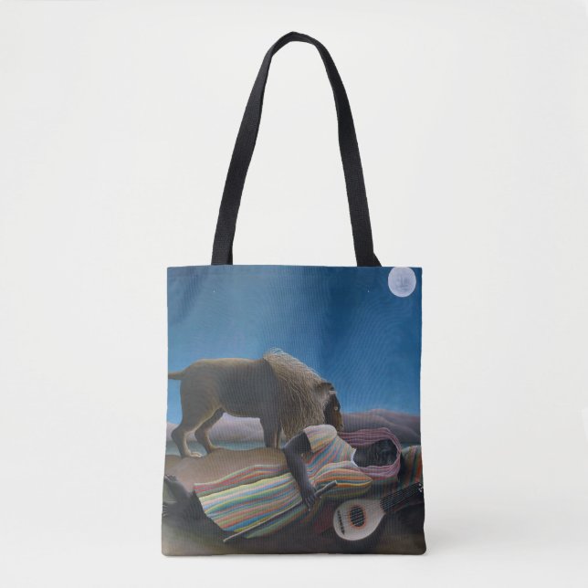 Tote Bag Henri Rousseau - Les Tziganes qui dorment (Devant)