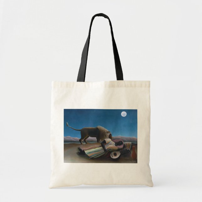 Tote Bag Henri Rousseau - Les Tziganes qui dorment (Devant)