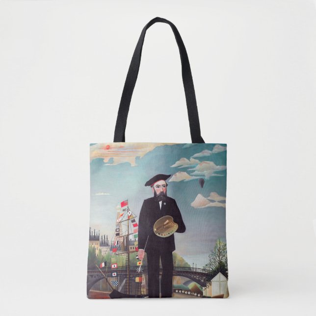 Tote Bag Henri Rousseau - Mon portrait-Paysage (Devant)