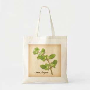 Tote Bag Herb de Sweet Marjoram