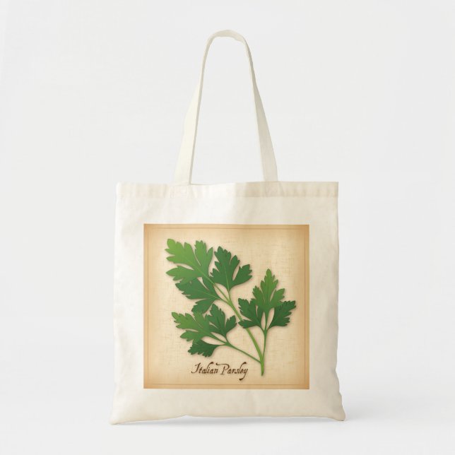 Tote Bag Herbe de persil italienne (Devant)