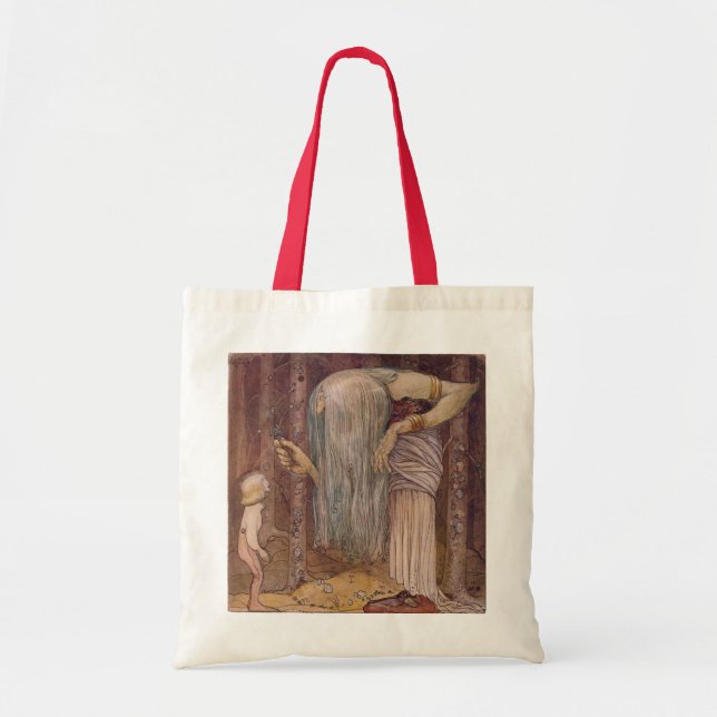 Tote Bag Herbe de Troll par John Bauer (Devant)
