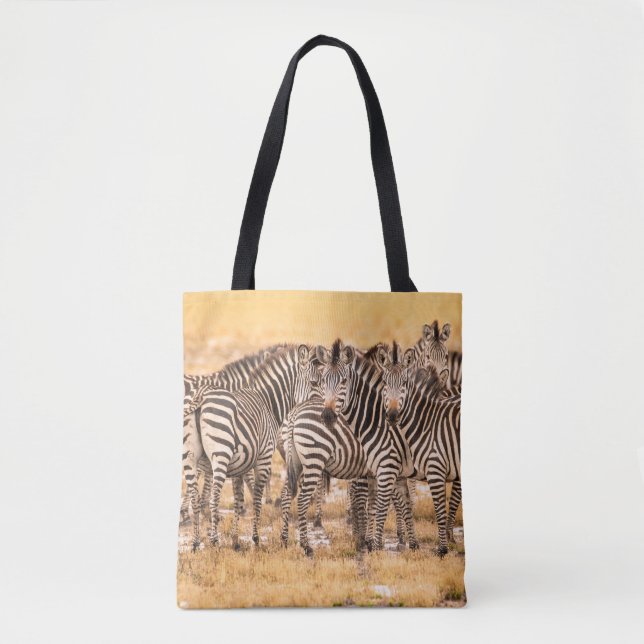 TOTE BAG HERBE DE ZEBRAS (Devant)