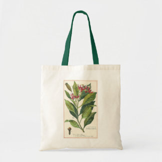 Tote Bag Herbes Épices Alimentaires Vintage, Clou de Girofl