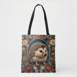 Tote Bag Hérisson élégant William Morris Inspiré