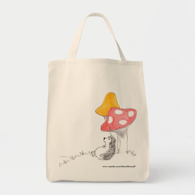Tote Bag Hérisson fourre-tout (Devant)