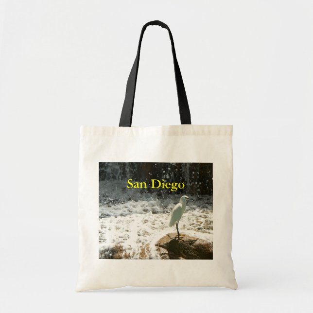 Tote Bag Héron blanc (Devant)