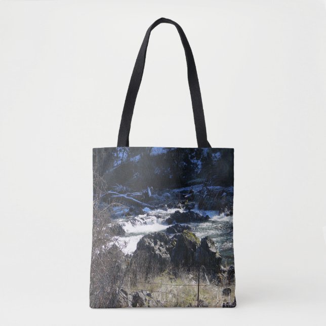 Tote Bag Heure d'hiver à Hayfork, Californie... (Devant)