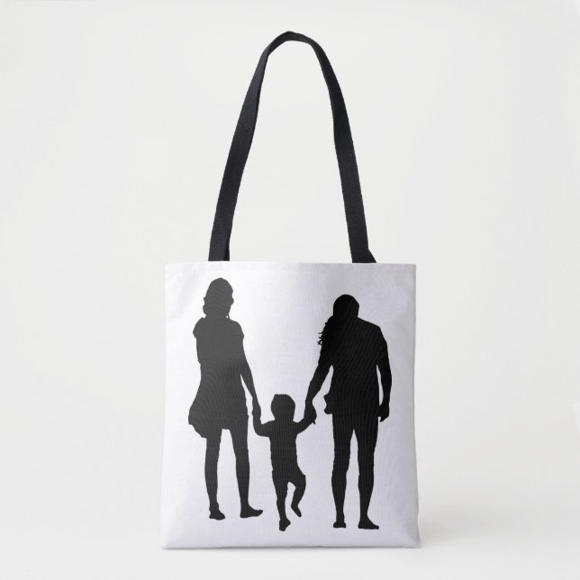 TOTE BAG HEUREUSE FAMILLE (Devant)