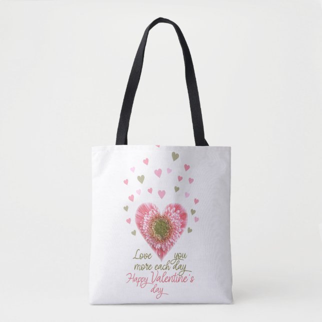 Tote Bag Heureuse Sainte-Valentin (Devant)