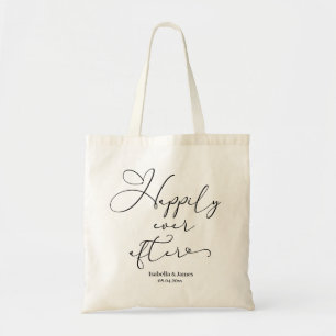 Tote Bag Heureux Jamais après Mariage personnalisé Élégant