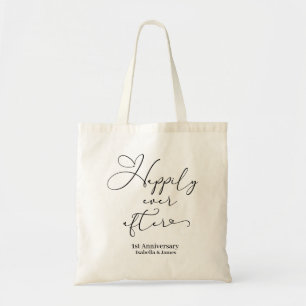 Tote Bag Heureux toujours après le 1er anniversaire personn