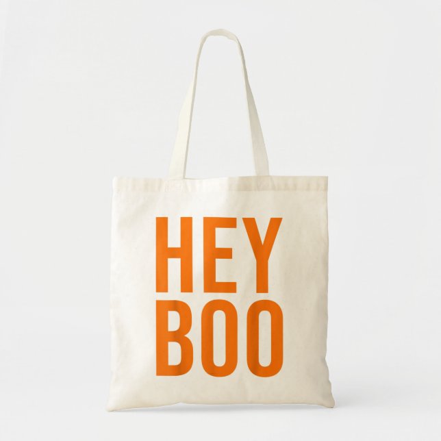 Tote Bag Hey Boo Funny Costume Halloween Saison Éffrayante  (Devant)