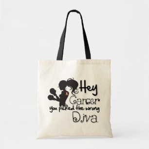 Tote Bag Hey Cancer De L'Endomètre Vous Avez Choisi Le Mauv