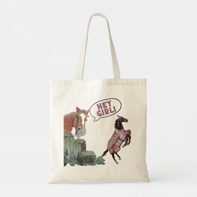 Tote Bag Hey ma fille ! T-shirt (Dos)