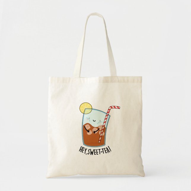 Tote Bag Hey Swee Tea Funny Swee Thé Pun (Devant)