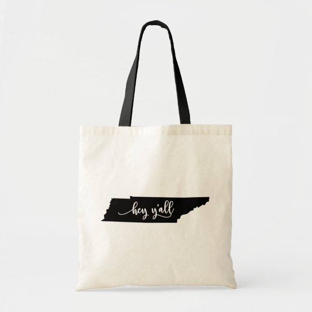Tote Bag Hey Y'all Grocery Fourre-tout (Devant)