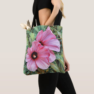 Tote Bag Hibiscus tropical Bible Verse Fourre-tout