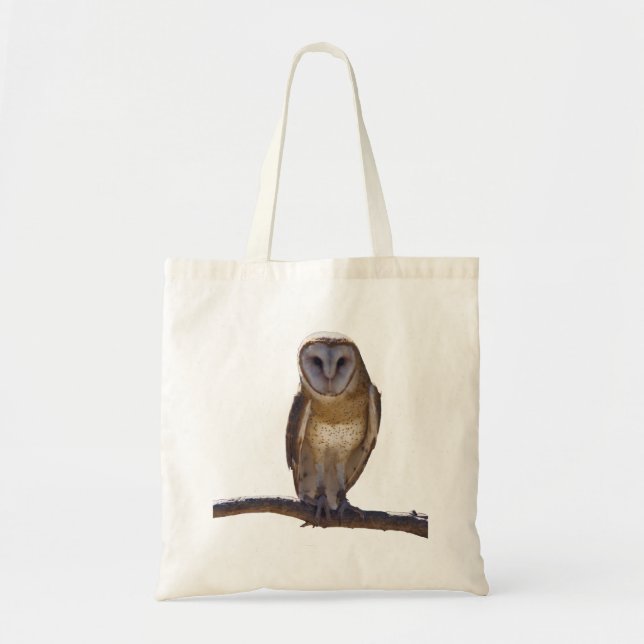 Tote Bag Hibou de grange (Devant)