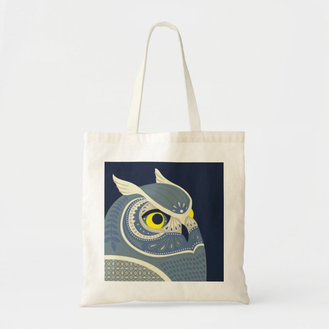Tote Bag hibou de minuit (Devant)