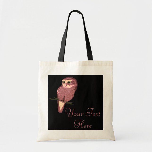 Tote Bag Hibou repéré mignon (Devant)