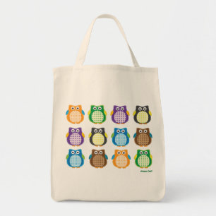 Tote Bag Hiboux modelés