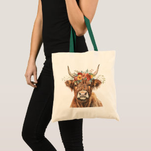 Tote Bag Highland Cow