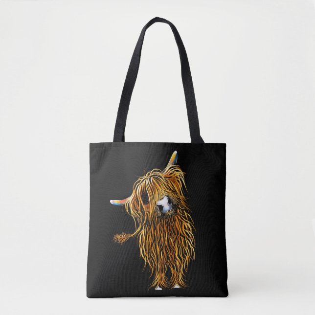 Tote Bag HiGHLaND CoW BaG "CoooWeee" PAR SHiRLeY MacARTHuR (Devant)