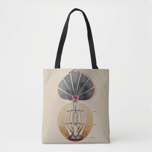 Tote Bag Hilma af Klint - Arbre du savoir, no 3 (Devant)