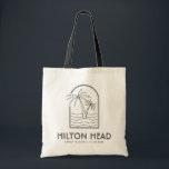 Tote Bag Hilton Head Mariage Week-end Destination Wedding<br><div class="desc">Bienvenue à vos invités mariages Hilton Head South Carolina avec ces sacs d'accueil de mariage personnalisés ! Laissez-vous séduire par l'esprit ensoleillé de cette fourre-tout classique qui présente un dessin de palmier et de ligne océanique. Customisez-le avec le nom et l'emplacement de votre mariage. Offrez à vos invités un cadeau...</div>