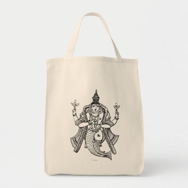 Tote Bag Hindouisme : Vishnu (Devant)