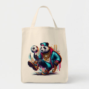 Tote Bag Hip Hop Panda Football de soccer d'été des sports