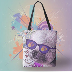 Tote Bag Hippie 'Chon le Bichon