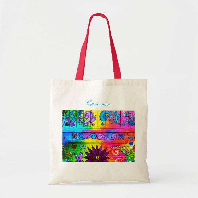 Tote Bag Hippie super Thunder_Cove (Devant)