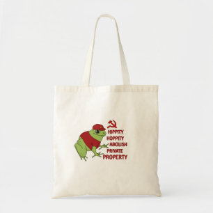 Tote Bag Hippity Hoppity Abolissons Private Property Frog