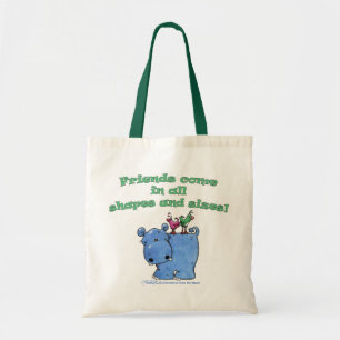 Tote Bag Hippo et amis des oiseaux