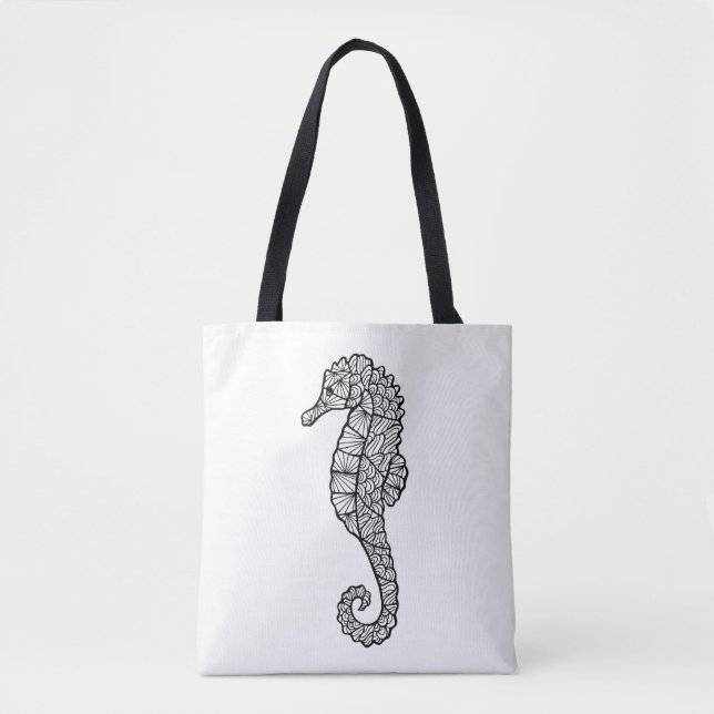 Tote Bag Hippocampe inspiré 2 (Devant)