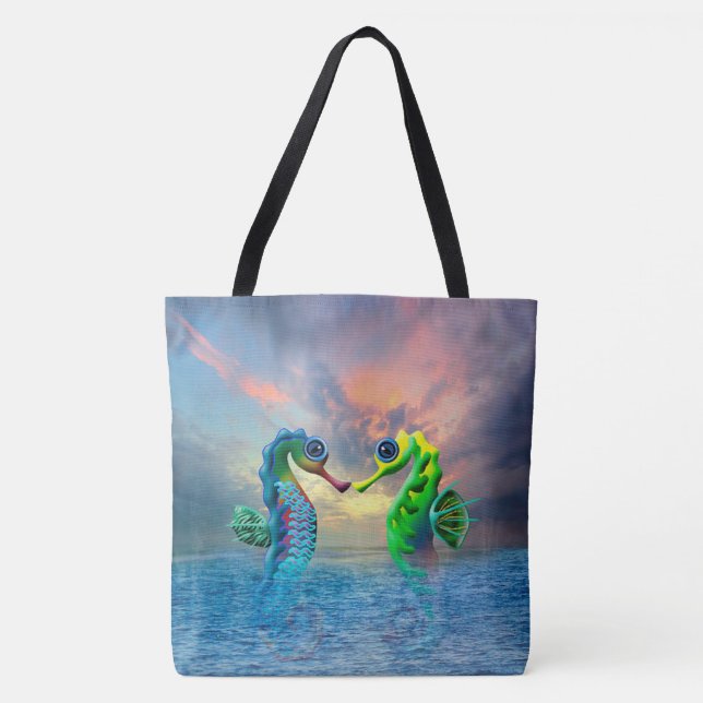 Tote Bag Hippocampes (Devant)