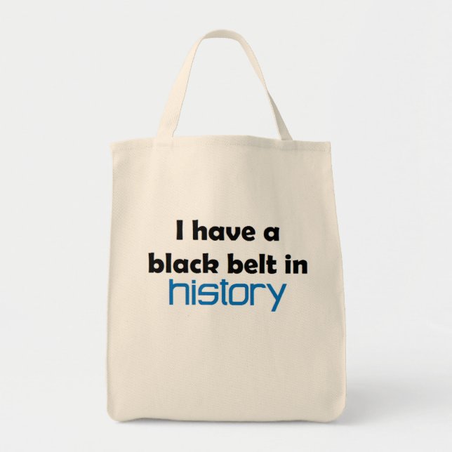 Tote Bag Histoire ceinture noire (Devant)